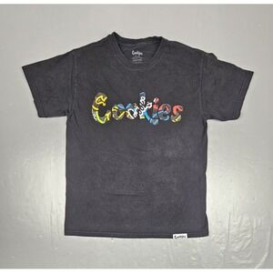 Cookies Clothing SF T-Shirt Mens Medium‎ Black Original Mint Stack It Up Logo